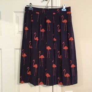 Charlotte by Charlotte Taylor Silk Flamingo Skirt